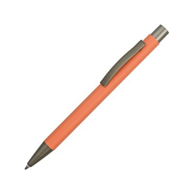 Ручка металлическая soft touch шариковая Tender, коралловый-0