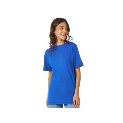 Футболка из джерси с протяжками Portofino унисекс, классический синий-2