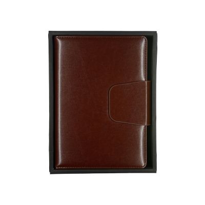 Ежедневник А5 недатированный Prestige, темно-коричневый-5