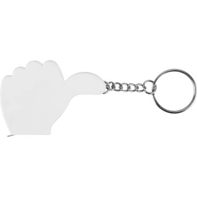 Брелок-рулетка, 1 м., белый-3