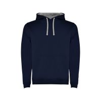 Толстовка с капюшоном Urban мужская, нэйви/серый меланж