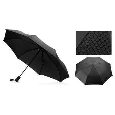 Зонт-полуавтомат складной Marvy с проявляющимся рисунком, черный-0
