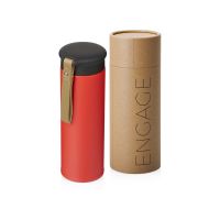 Вакуумный термос Engage, 450 мл, тубус, красный