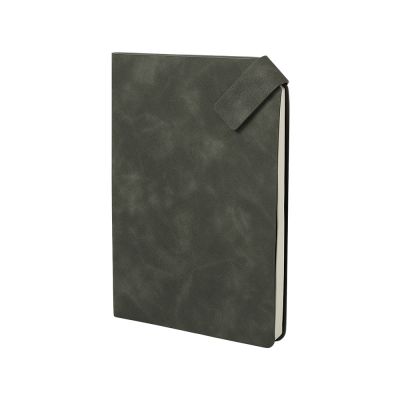 Блокнот А5 в гибкой обложке Chaplin, серый-1