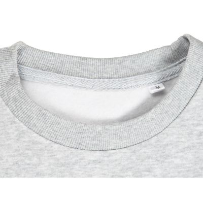 Свитшот блокинг Edinburgh, серый меланж/белый, мужской-10