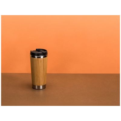 Термокружка Stem с бамбуковым корпусом-4