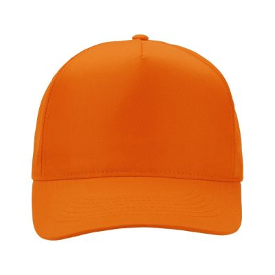 Бейсболка Mix 5-ти панельная 180 гр, оранжевый-1