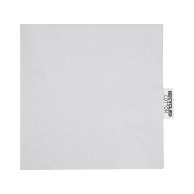 Odessa большая эко-сумка из переработанного хлопка, сертифицированного согласно GRS, плотностью 220 г/м² - Белый-4