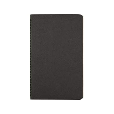 Записная книжка Moleskine Cahier (нелинованный, 3 шт.), Large (13х21см), черный-5