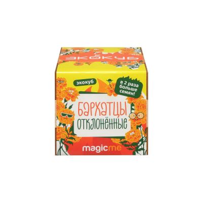 Набор для выращивания Экокуб Magicme Бархатцы-2