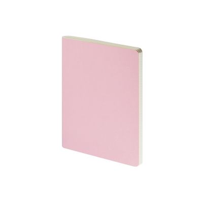 Бизнес тетрадь А5 Megapolis flex 60 л. soft touch клетка, зефирный розовый-0