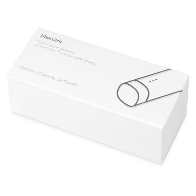 Портативное зарядное устройство Мьюзик, 5200 mAh, синий-10