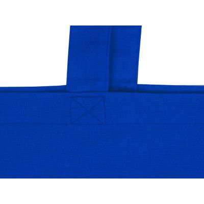 Сумка для шопинга Carryme 140 хлопковая, 140 г/м2, синий-4