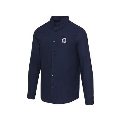 Sphene мужская рубашка оксфорд - Navy Blue-4