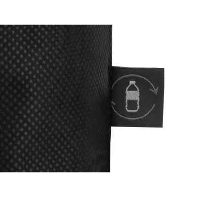 Сумка-шоппер Reviver из нетканого переработанного материала RPET, черный-2