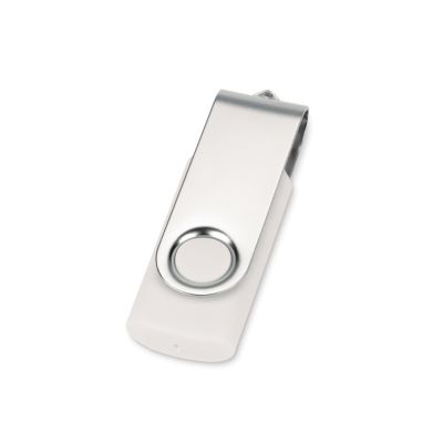 Флеш-карта USB 2.0 16 Gb Квебек, белый-0