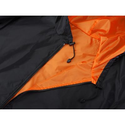 Дождевик Bi-color унисекс, оранжевый/черный-9