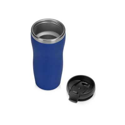 Термокружка Double wall mug C1, soft touch, 350 мл, синий-1