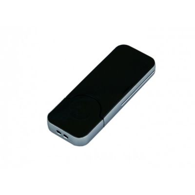 USB-флешка на 64 ГБ в стиле I-phone, прямоугольнй формы, черный-0
