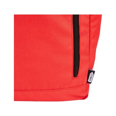 Рюкзак Byron 15,6 объемом 18 л со скручиваемым верхом, изготовленный из переработанного ПЭТ по стандарту GRS, красный-4