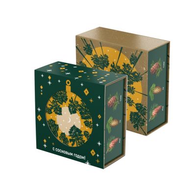Подарочный набор c чаем С сосновым годом!-4