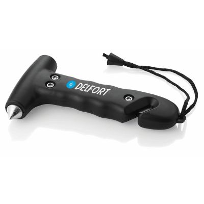 Молоток для разбивания стекла автомобиля со встроенным ножом для ремня безопасности-1