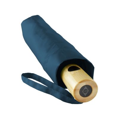 Зонт складной 5429 ÖkoBrella из бамбука, полуавтомат, navy-2