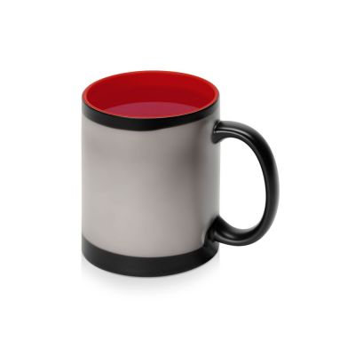 Кружка-хамелеон Surprise матовая, черный/красный-4