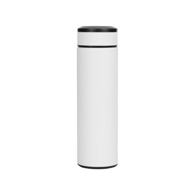 Термос Confident с покрытием soft-touch 420мл, белый-2