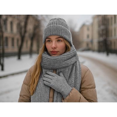 Подарочный набор  Nordend, серый меланж-2