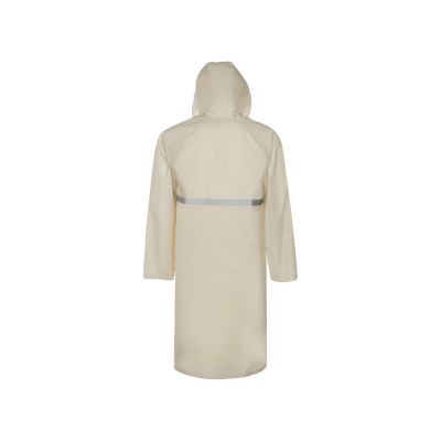 Длинный дождевик Lanai  из полиэстера со светоотражающей тесьмой, молочный-3