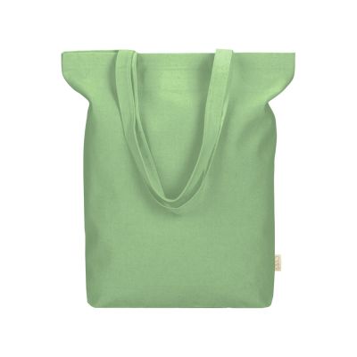 Сумка Fixy из переработанного хлопка с фиксирующей эластичной лентой, зеленое яблоко-1