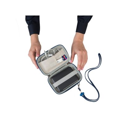 Чехол для жесткого диска из кожзама 9101, светло-синий-10