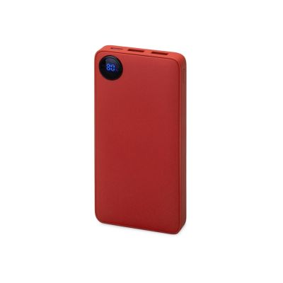 Внешний аккумулятор с дисплеем Mild, 10 000 mAh, красный-0