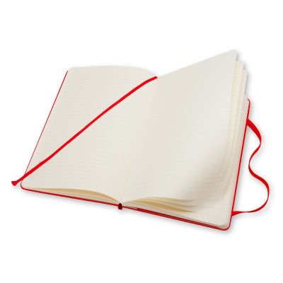 Записная книжка Moleskine Classic (в линейку) в твердой обложке, Pocket (9x14см), красный-2
