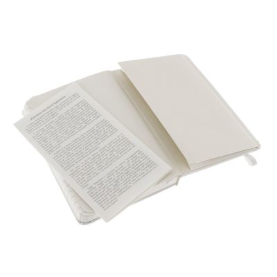 Записная книжка Moleskine Classic (в линейку) в твердой обложке, Pocket (9x14см), белый-3