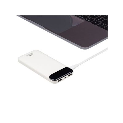 RIVACASE VA2240 (10000mAh) с дисплеем, белый, внешний аккумулятор 12/48-8