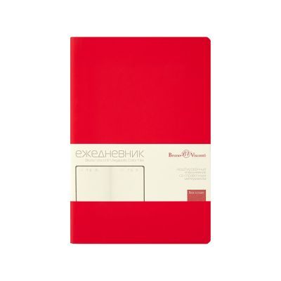 Ежедневник недатированный А5 Megapolis Color Flex New, красный-1
