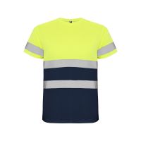 Футболка Delta мужская, нэйви/неоновый желтый
