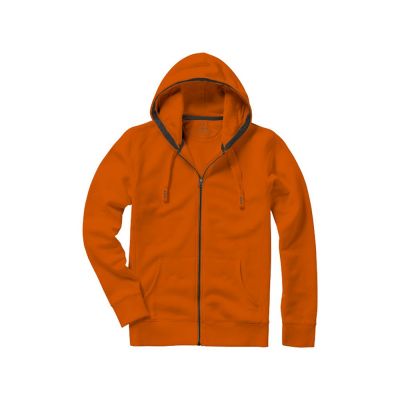 Толстовка Arora мужская с капюшоном, оранжевый-3