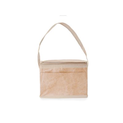 Сумка-холодильник MILANA из ламинированной крафт-бумаги, бежевый-4