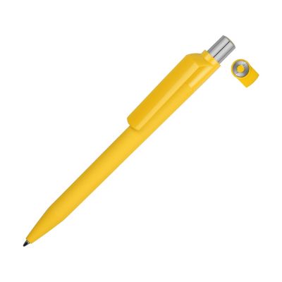 Ручка шариковая UMA ON TOP SI GUM soft-touch, желтый-0