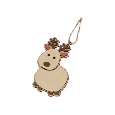 Подвеска деревянная Олень-0