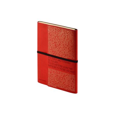 Ежедневник недатированный А5 Bilbao, красный-0