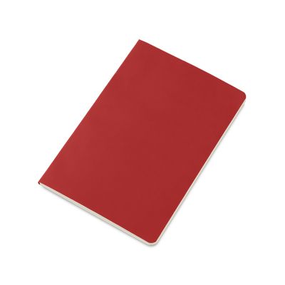 Блокнот в гибкой обложке A5 Виспи 2.0 в клетку, красный-0