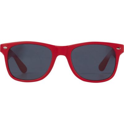 Солнцезащитные очки Sun Ray из переработанной пластмассы, красный-1