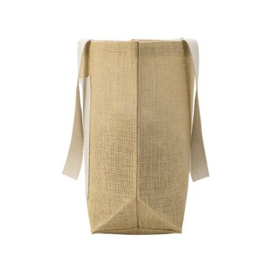 Сумка Jute джутовая с широким дном, натуральный-5