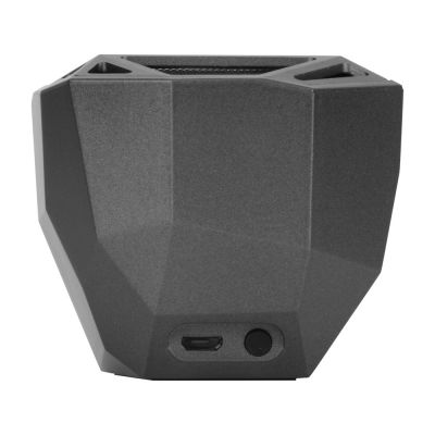 Портативная колонка Geo, мокрый асфальт + белая подсветка-4