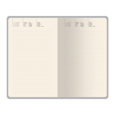 Ежедневник недатированный А5 Total beige с нашивкой, бежевый-7