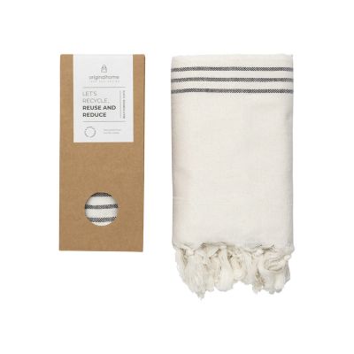 Originalhome плед 3-в-1 из переработанных материалов - 85 x 175 см - Белый-0